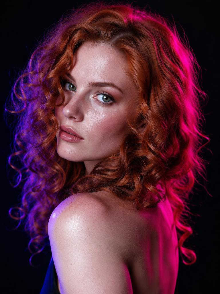 Hyperrealistic model created with Renderface
