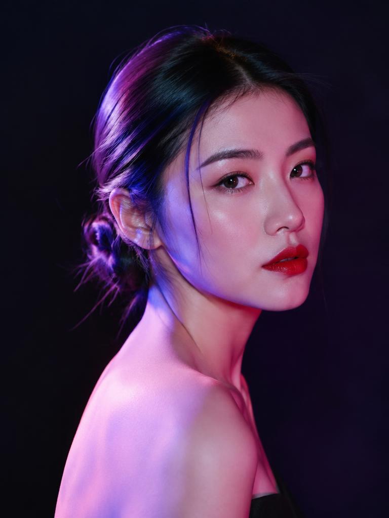 Hyperrealistic model created with Renderface