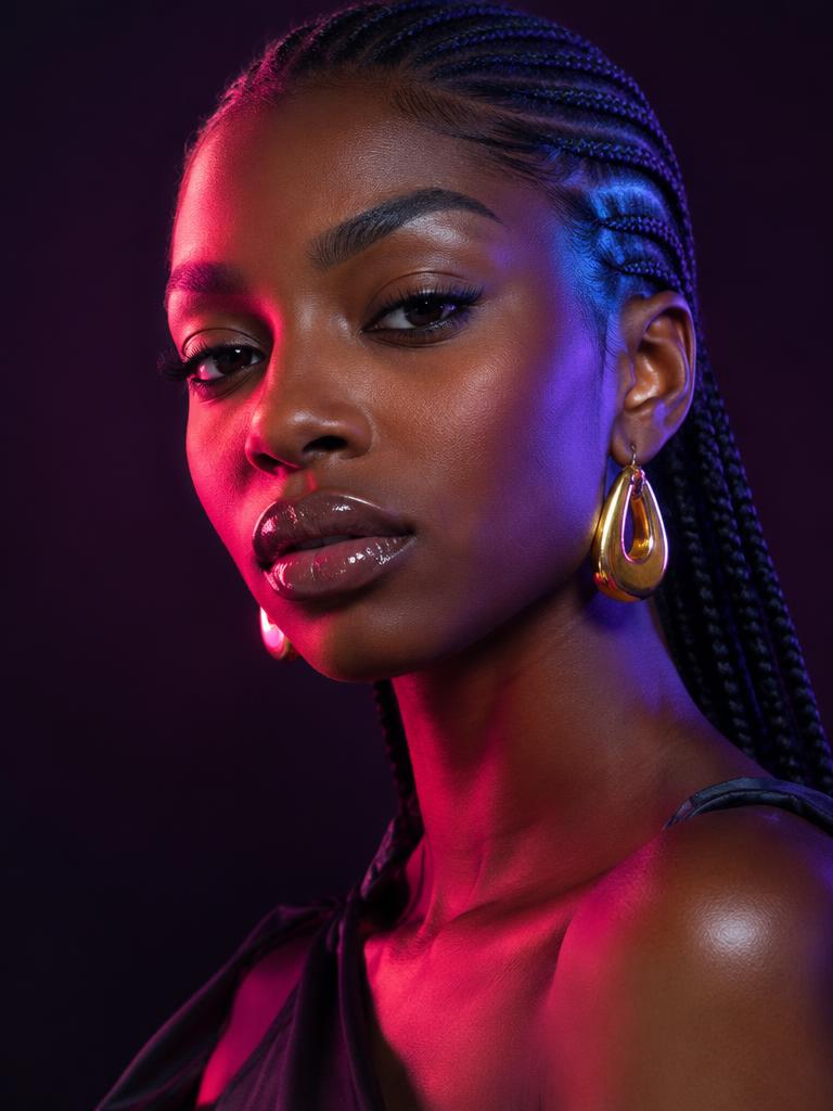 Hyperrealistic model created with Renderface